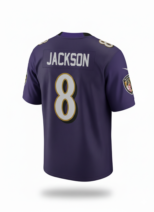 Jersey NFL Premium Lamar Jackson #8 - Baltimore Ravens