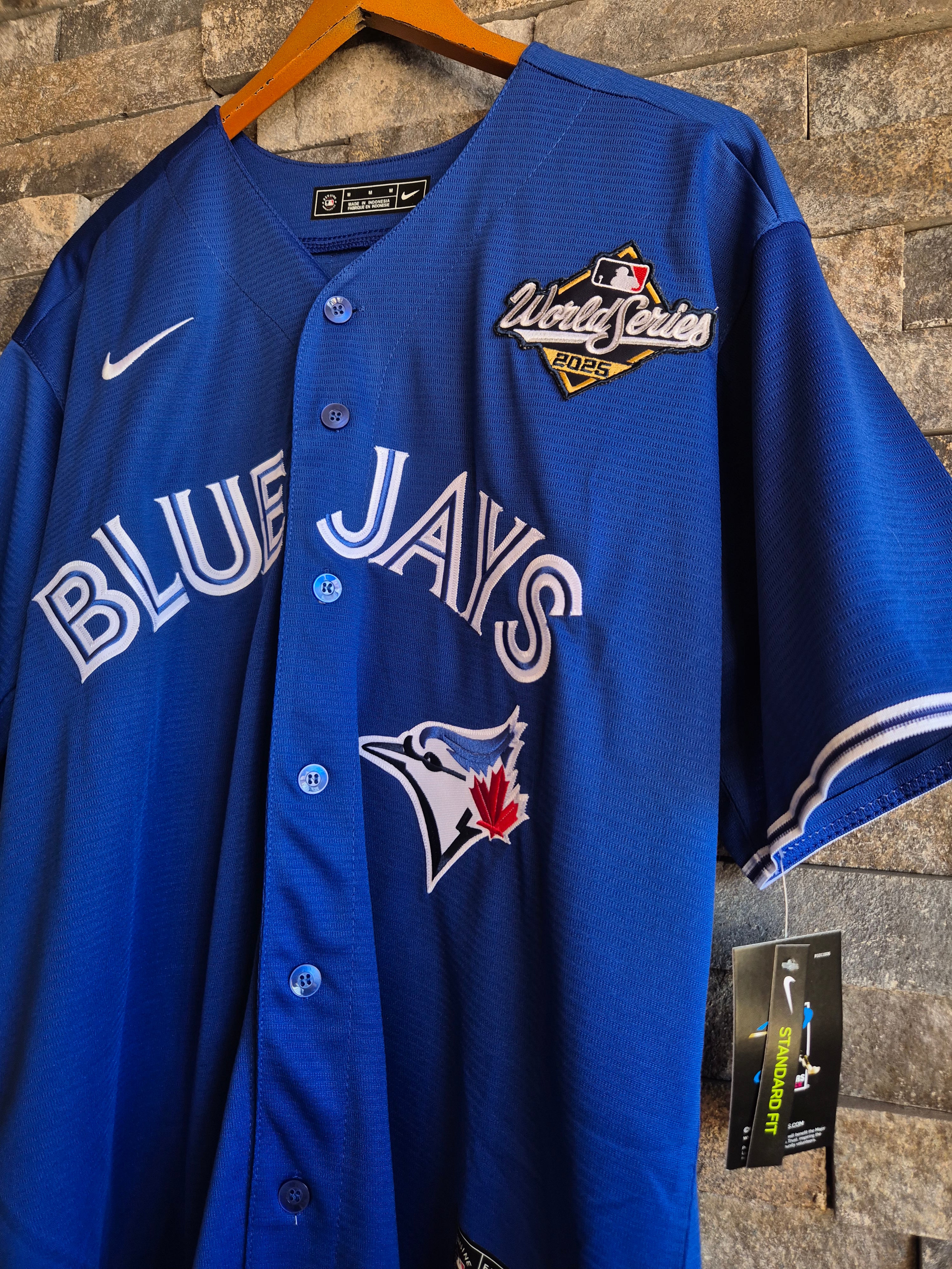 Jersey Oficial de Toronto Blue Jays – Vladimir Guerrero Jr., Edición Serie Mundial 2025