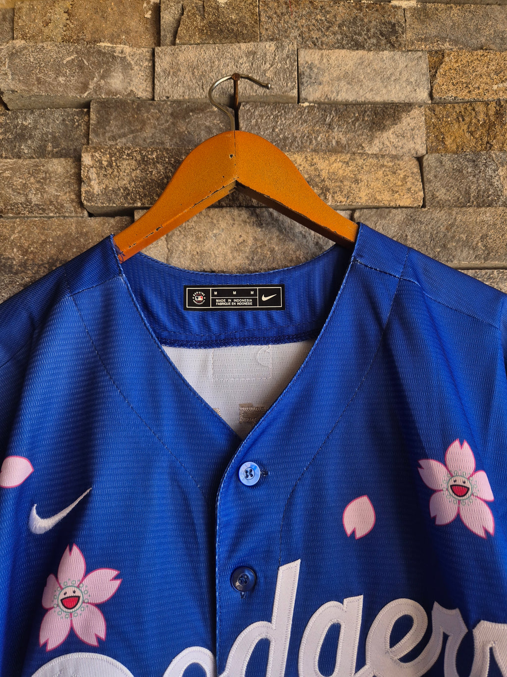 Jersey Oficial Shohei Ohtani #17 – Azul Floral Takashi Murakami x MLB (Edición Especial)