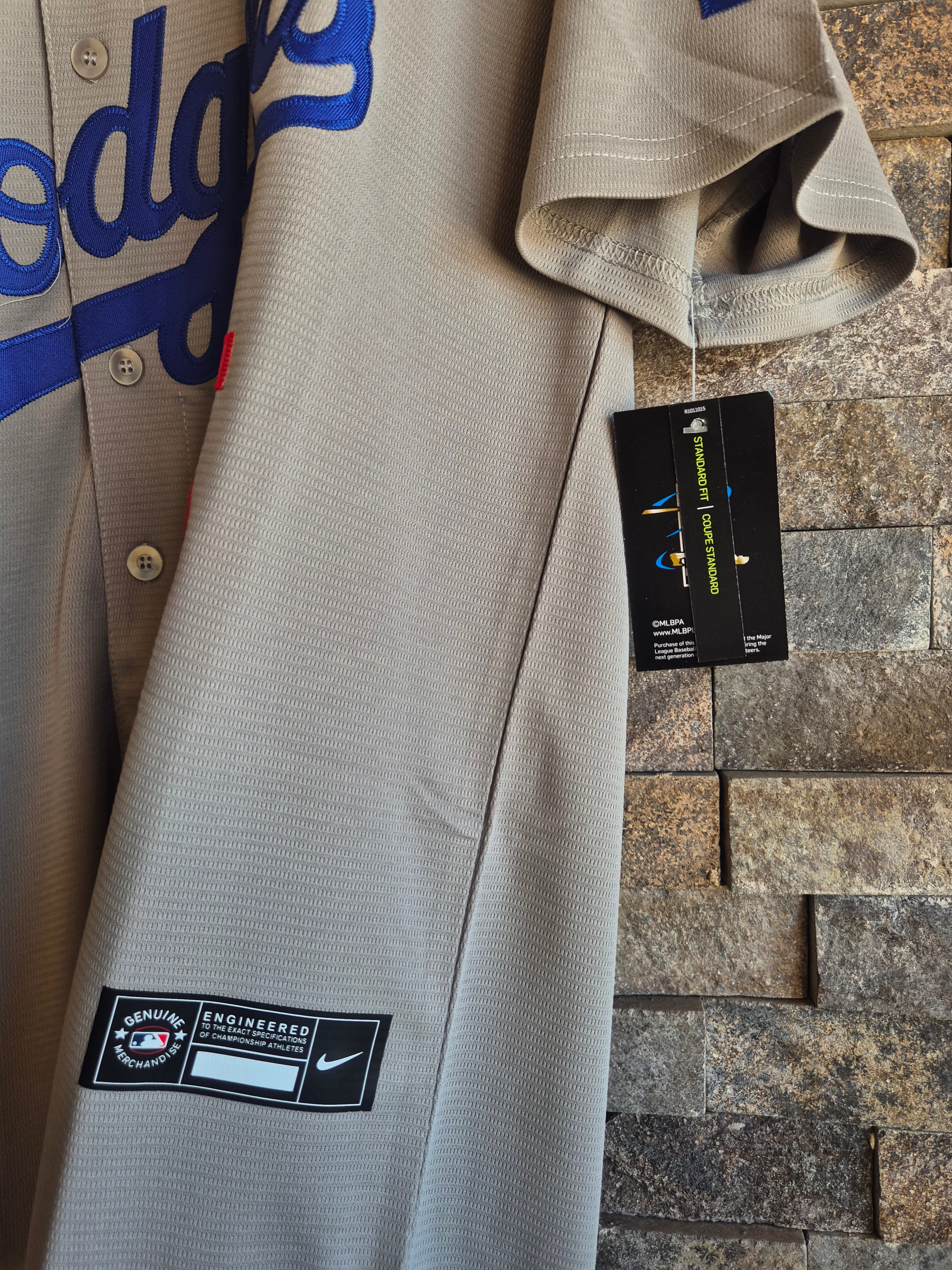 Jersey Oficial Los Angeles Dodgers Gris – Freddie Freeman #5