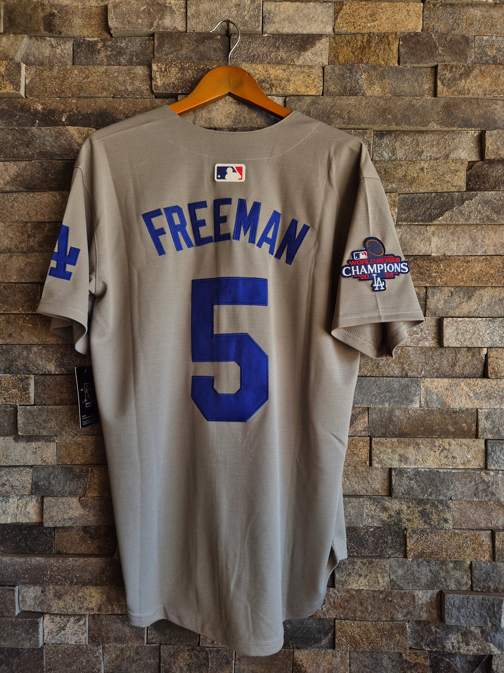 Jersey Oficial Los Angeles Dodgers Gris – Freddie Freeman #5