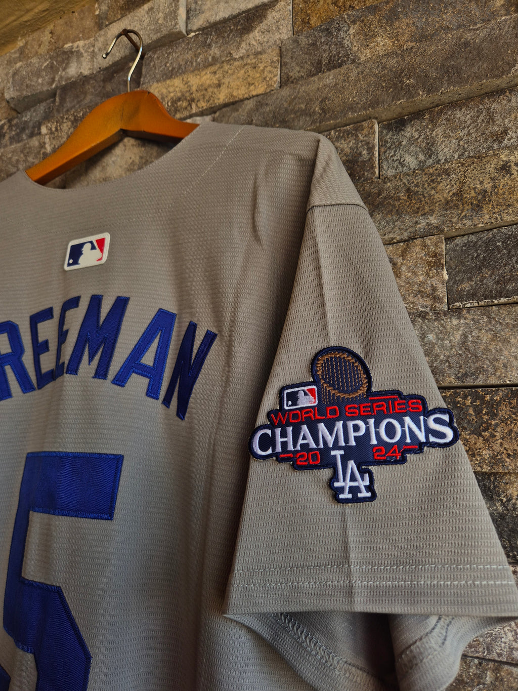 Jersey Oficial Los Angeles Dodgers Gris – Freddie Freeman #5