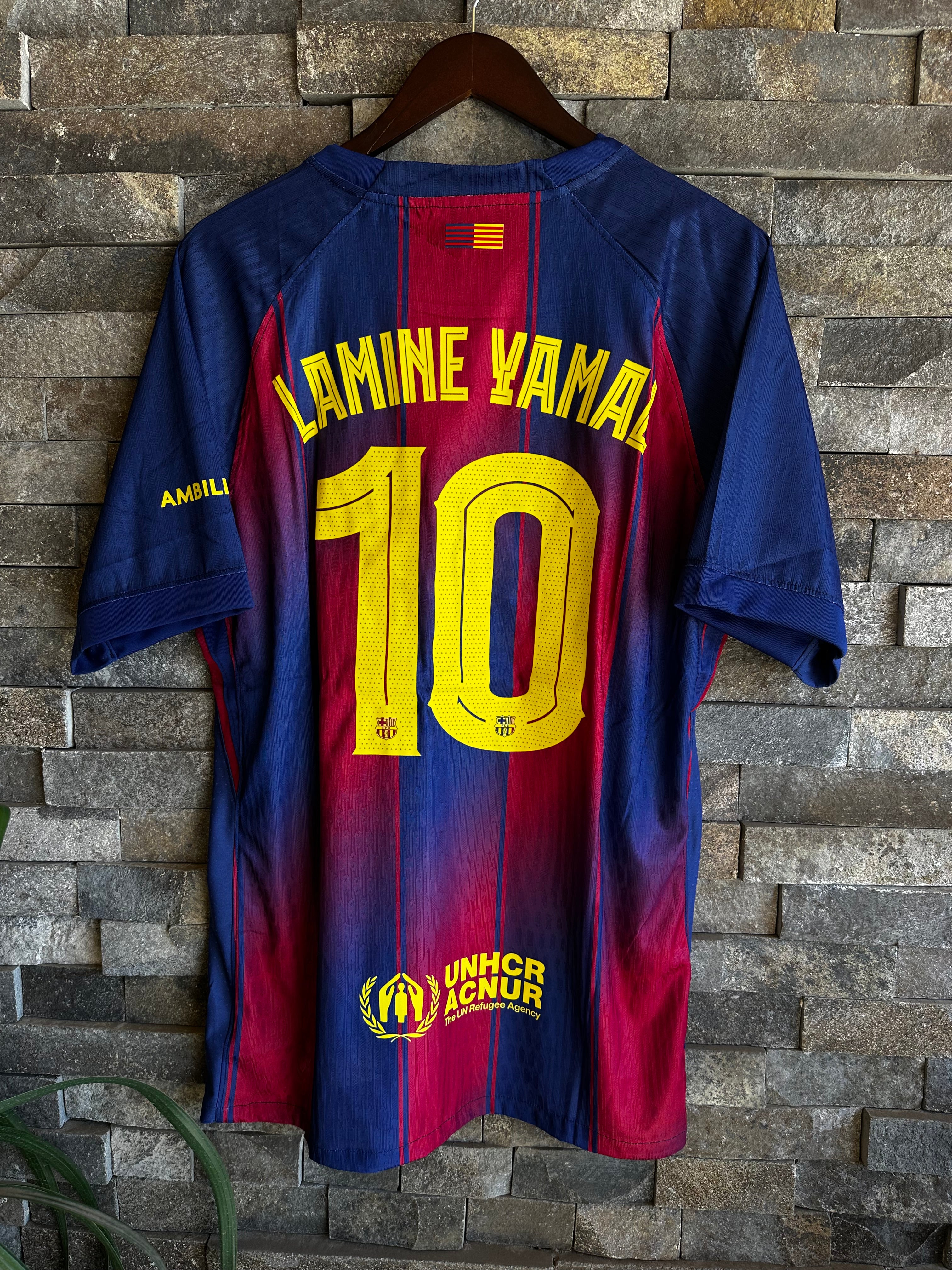 Jersey FC Barcelona Local Versión Jugador Lamine Yamal #10| 2026