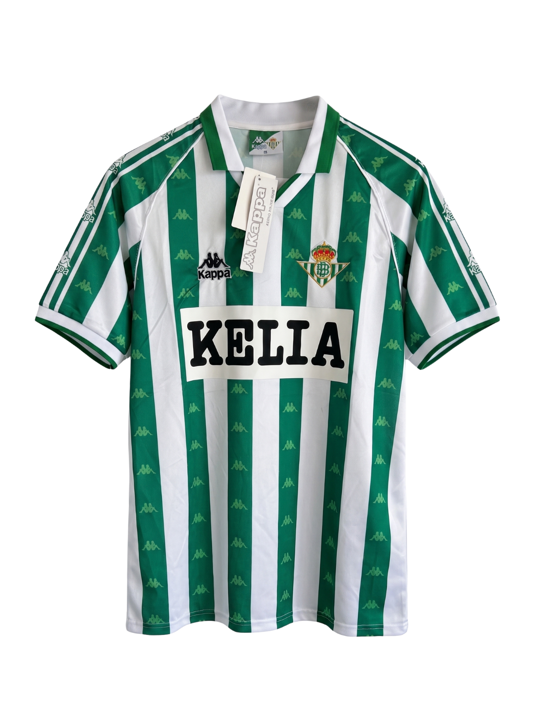Jersey Real Betis Local 1995-1997 Retro - Marca Kappa (Sponsor Kelia)