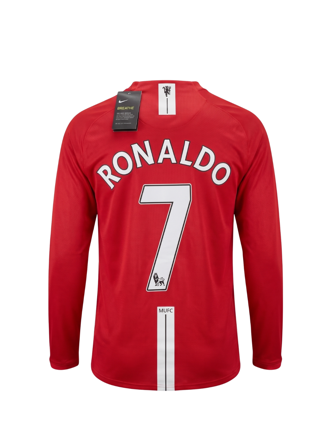 Jersey Manchester United Local 2007-08 – Cristiano Ronaldo #7 (Manga Larga)