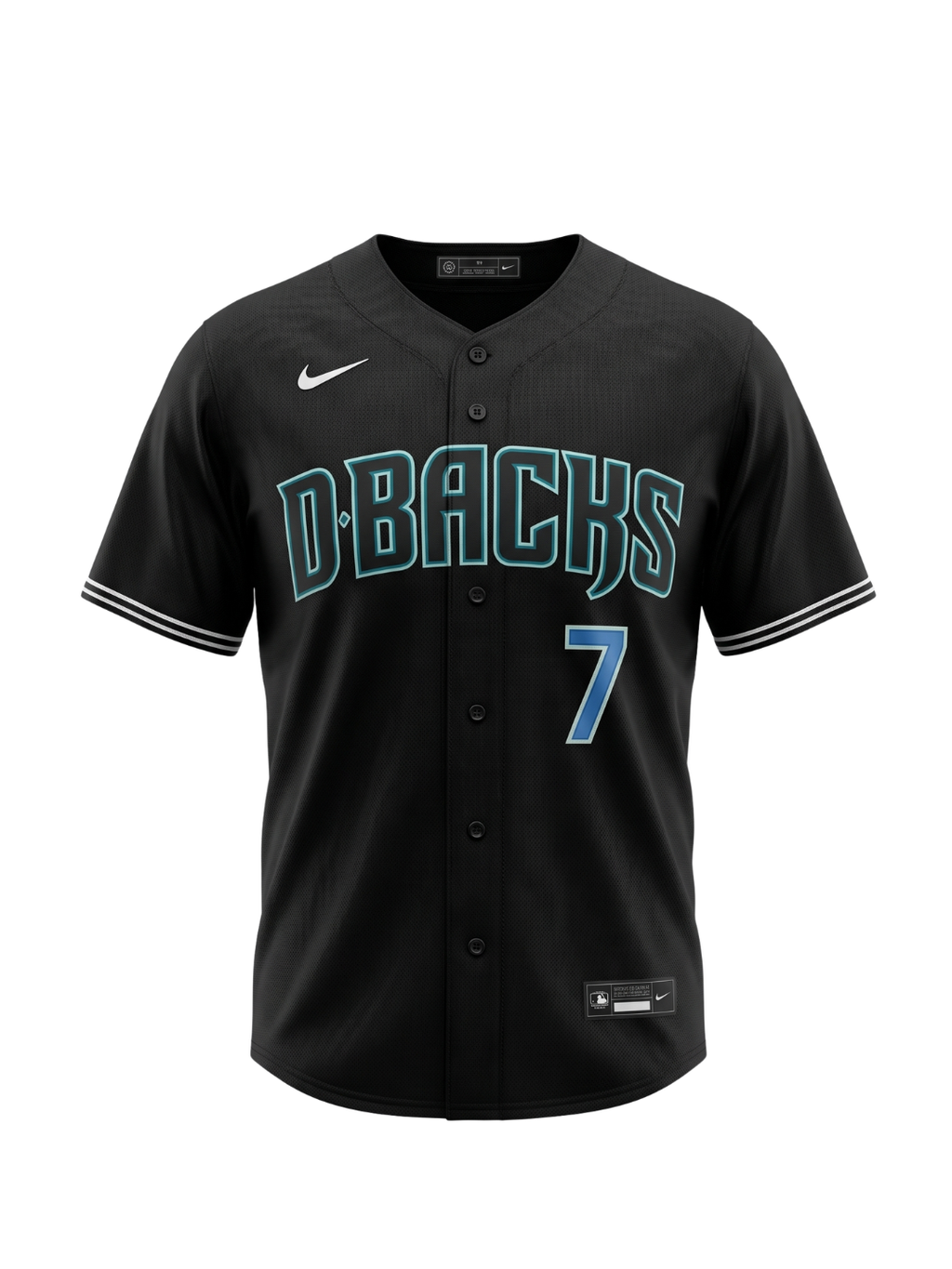 Jersey Arizona Diamondbacks "Black City Connect" - Corbin Carroll #7
