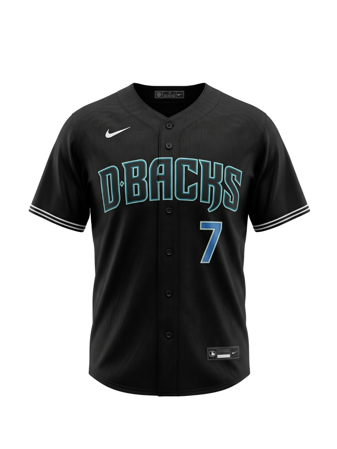 Jersey Arizona Diamondbacks "Black City Connect" - Corbin Carroll #7