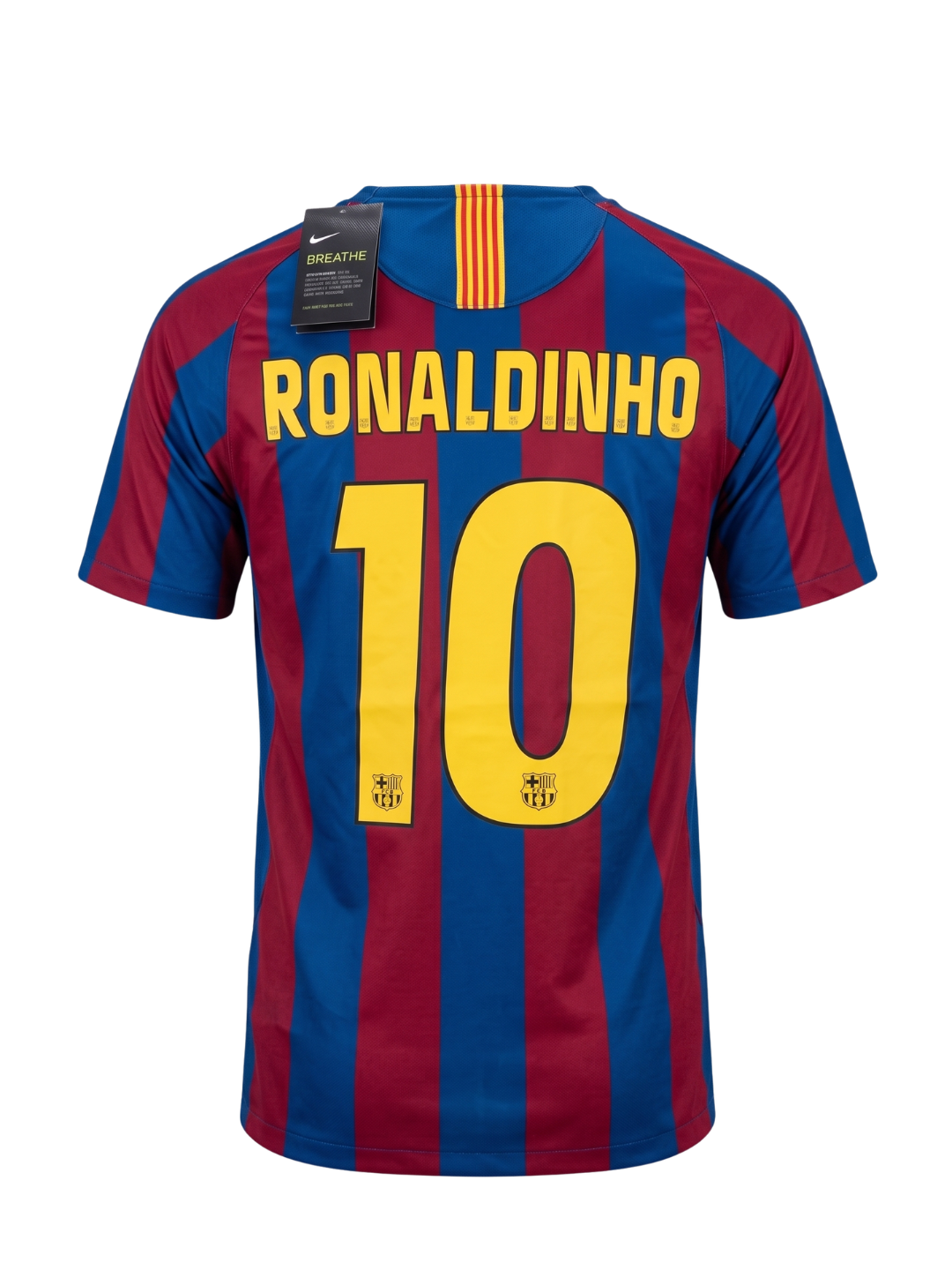 Camiseta Retro FC Barcelona Home 05/06 - Edición Ronaldinho #10