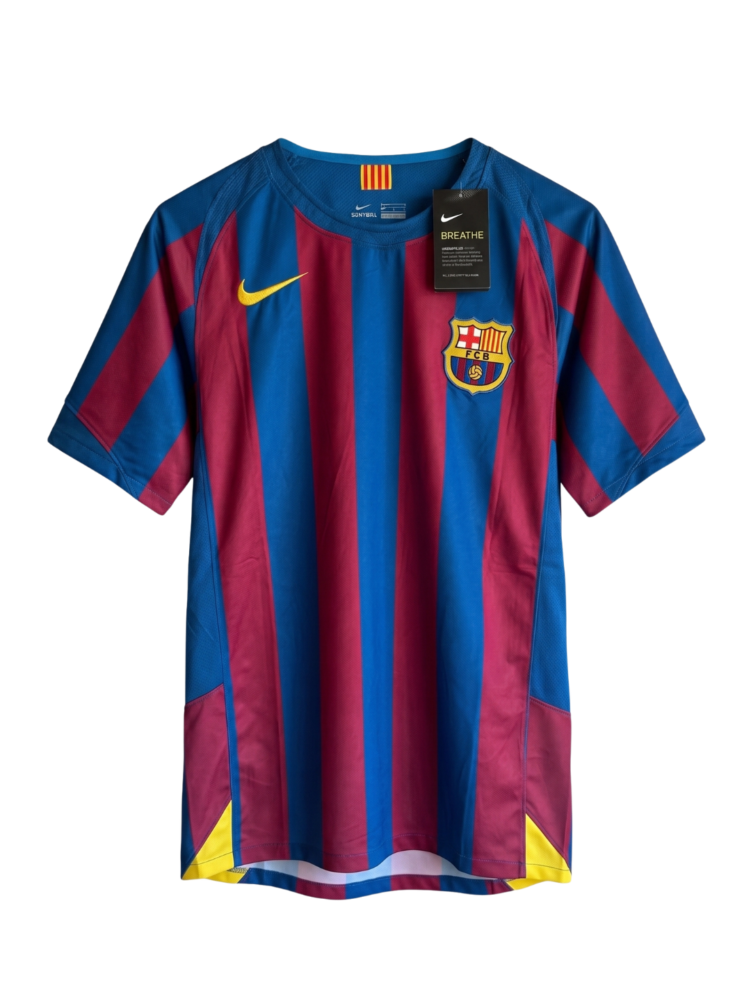 Camiseta Retro FC Barcelona Home 05/06 - Edición Ronaldinho #10