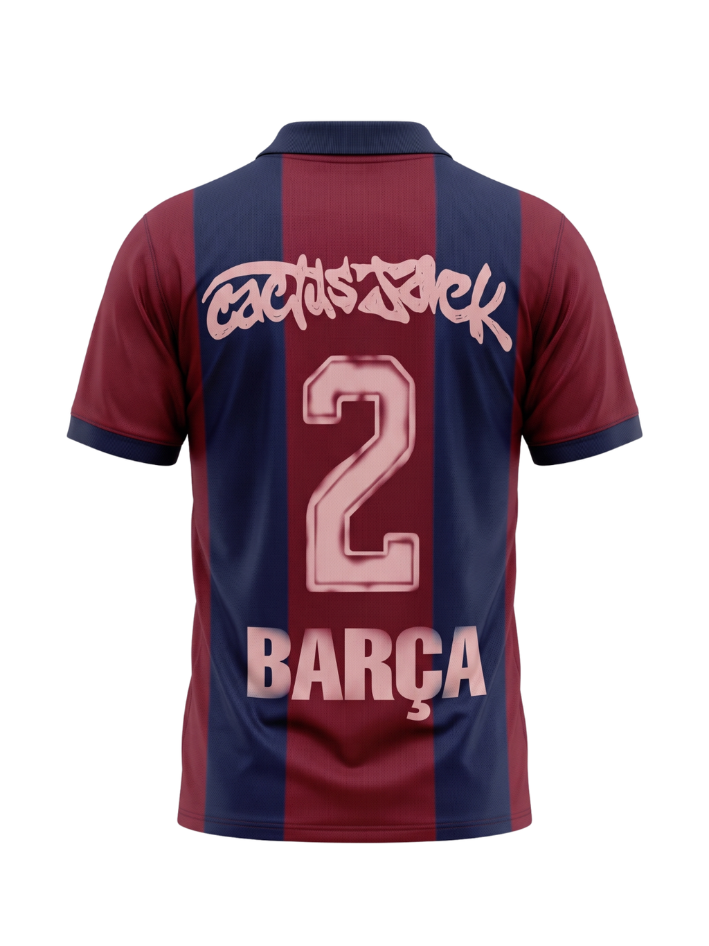 Jersey Barça x Travis Scott - Diseño Cactus Jack Retro Special Edition Oversize Fit