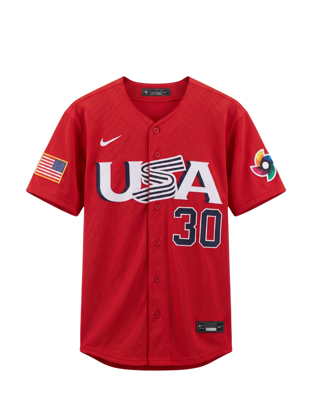 Jersey USA Baseball World Baseball Classic - Paul Skenes #30 - Rojo