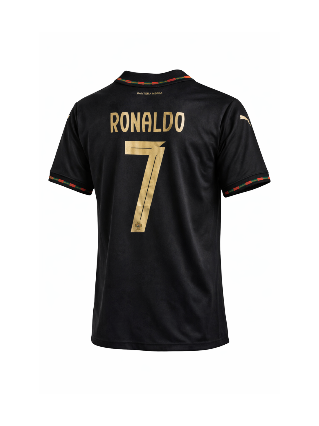 Jersey Portugal Negra Versión Jugador Cristiano Ronaldo #7 | Edición Especial