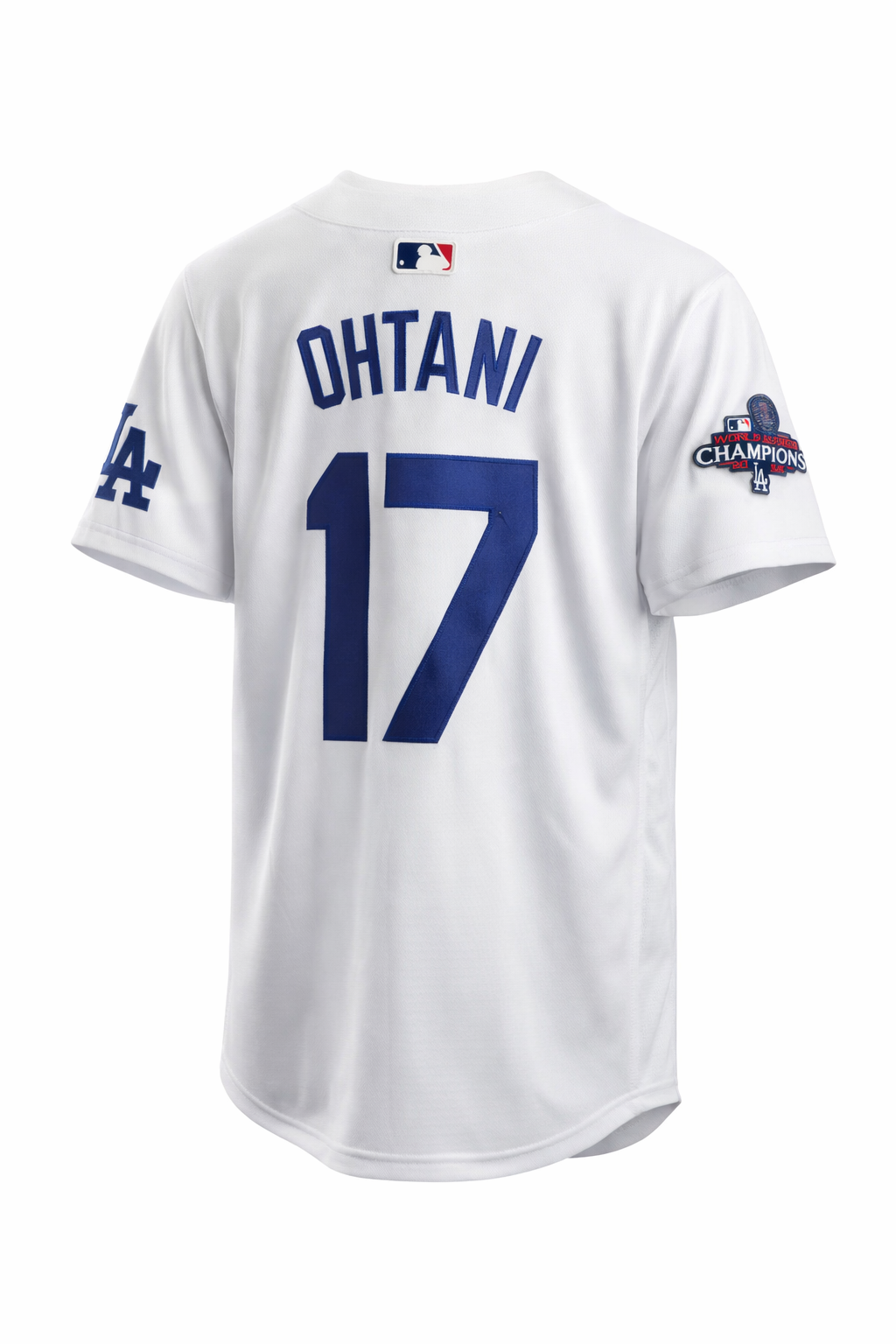 Jersey Oficial de Los Angeles Dodgers – Shohei Ohtani #17, Edición Serie Mundial 2024 (Campeones)