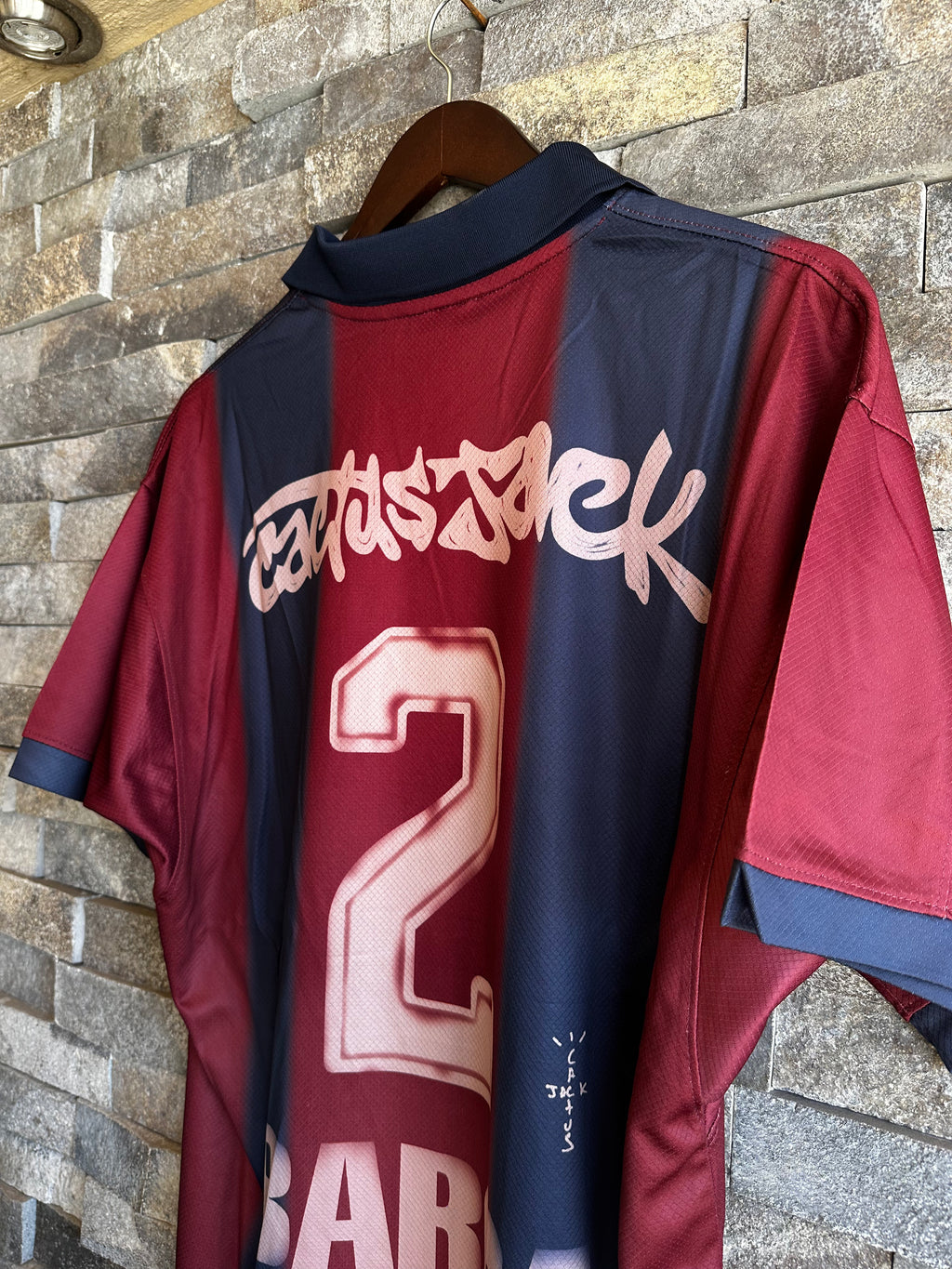 Jersey Barça x Travis Scott - Diseño Cactus Jack Retro Special Edition Oversize Fit