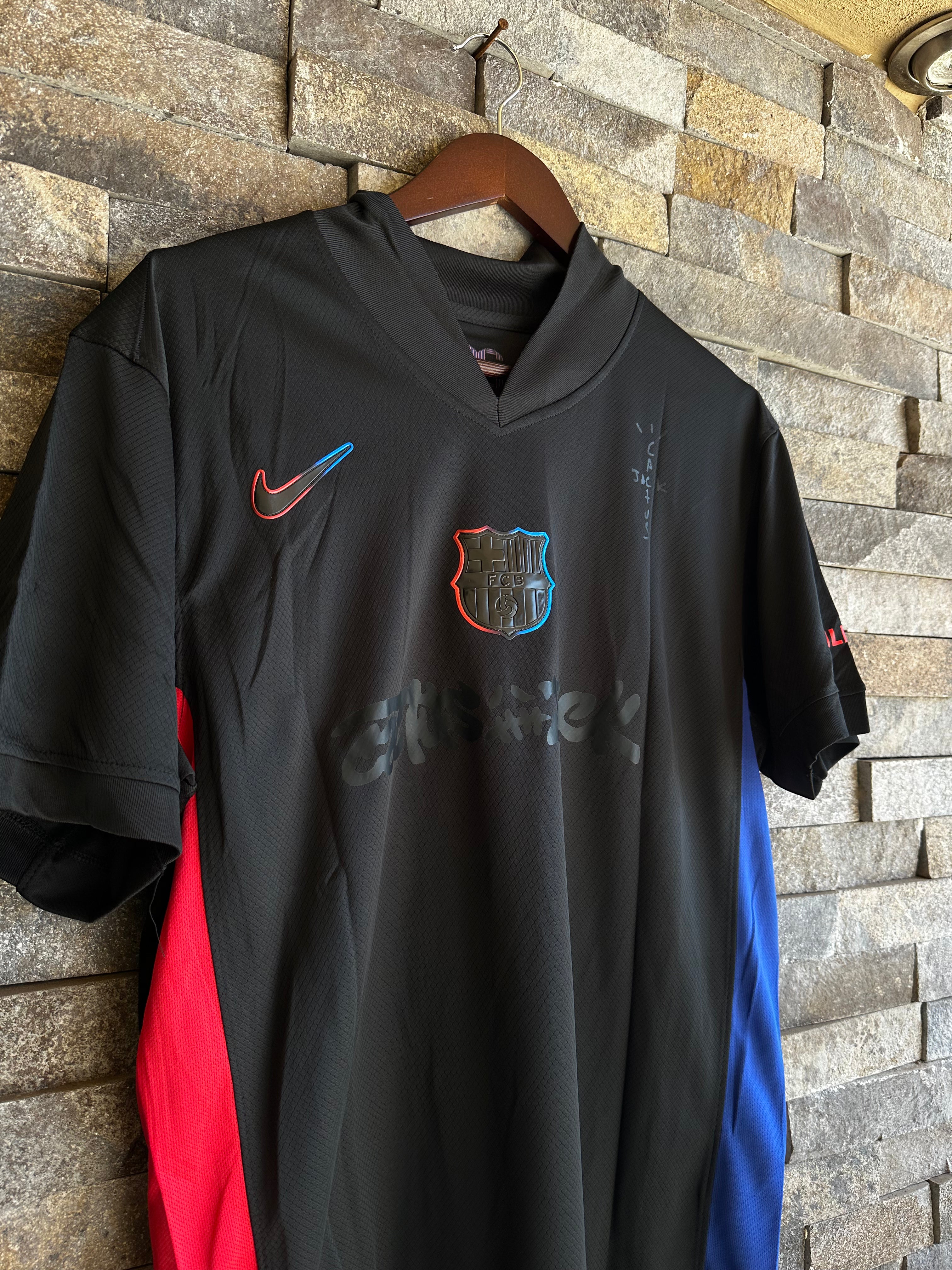 Jersey FC Barcelona x Cactus Jack "Black Chrome" Version Fan - Special Edition