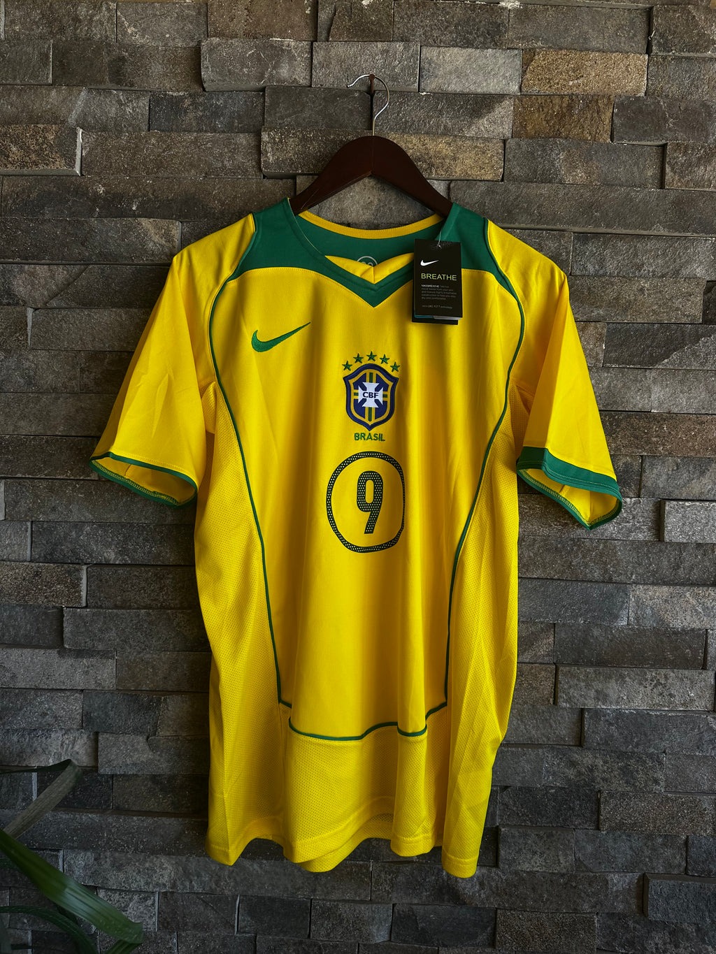 Jersey Selección Brasil Retro Local 2004-2006 "Total 90" - Ronaldo #9