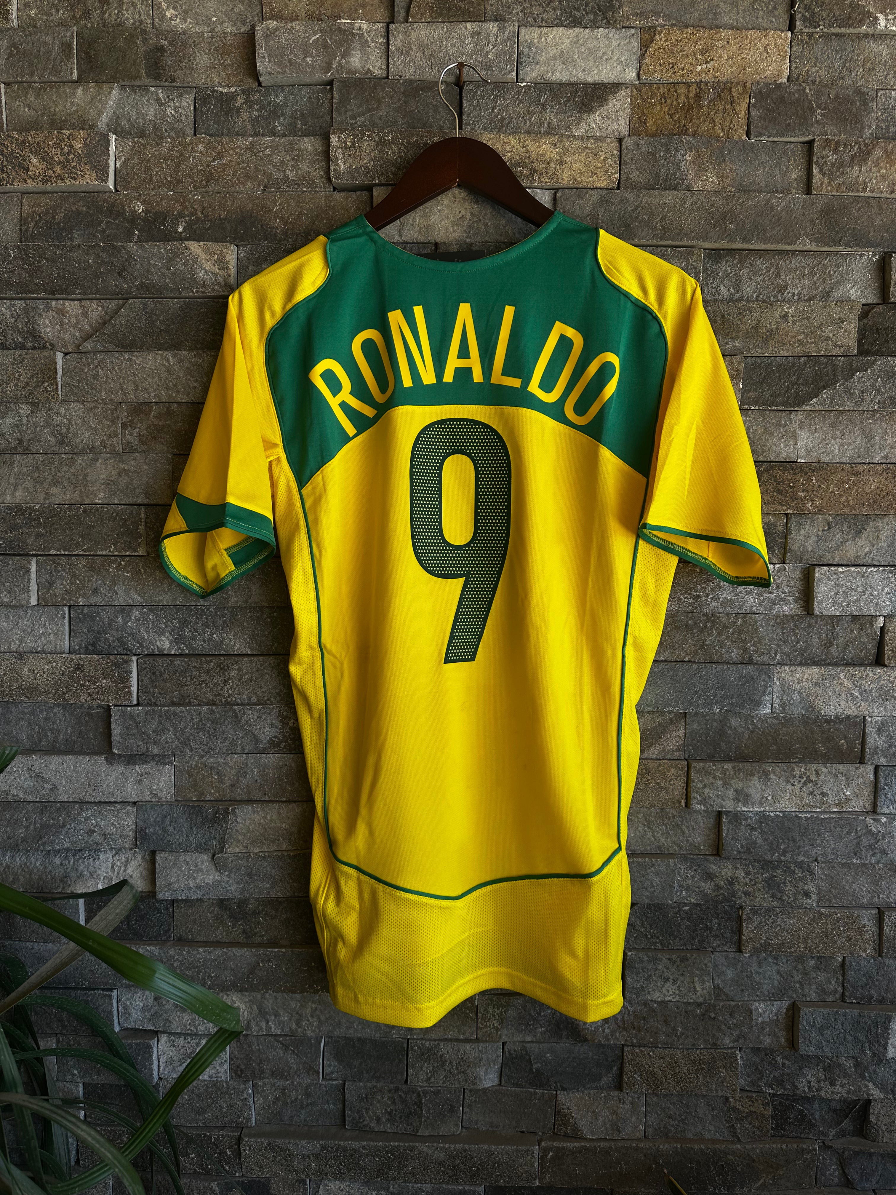 Jersey Selección Brasil Retro Local 2004-2006 "Total 90" - Ronaldo #9