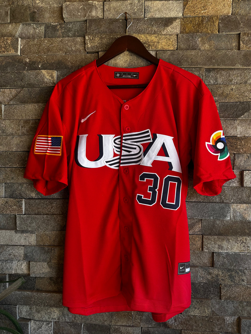 Jersey USA Baseball World Baseball Classic - Paul Skenes #30 - Rojo