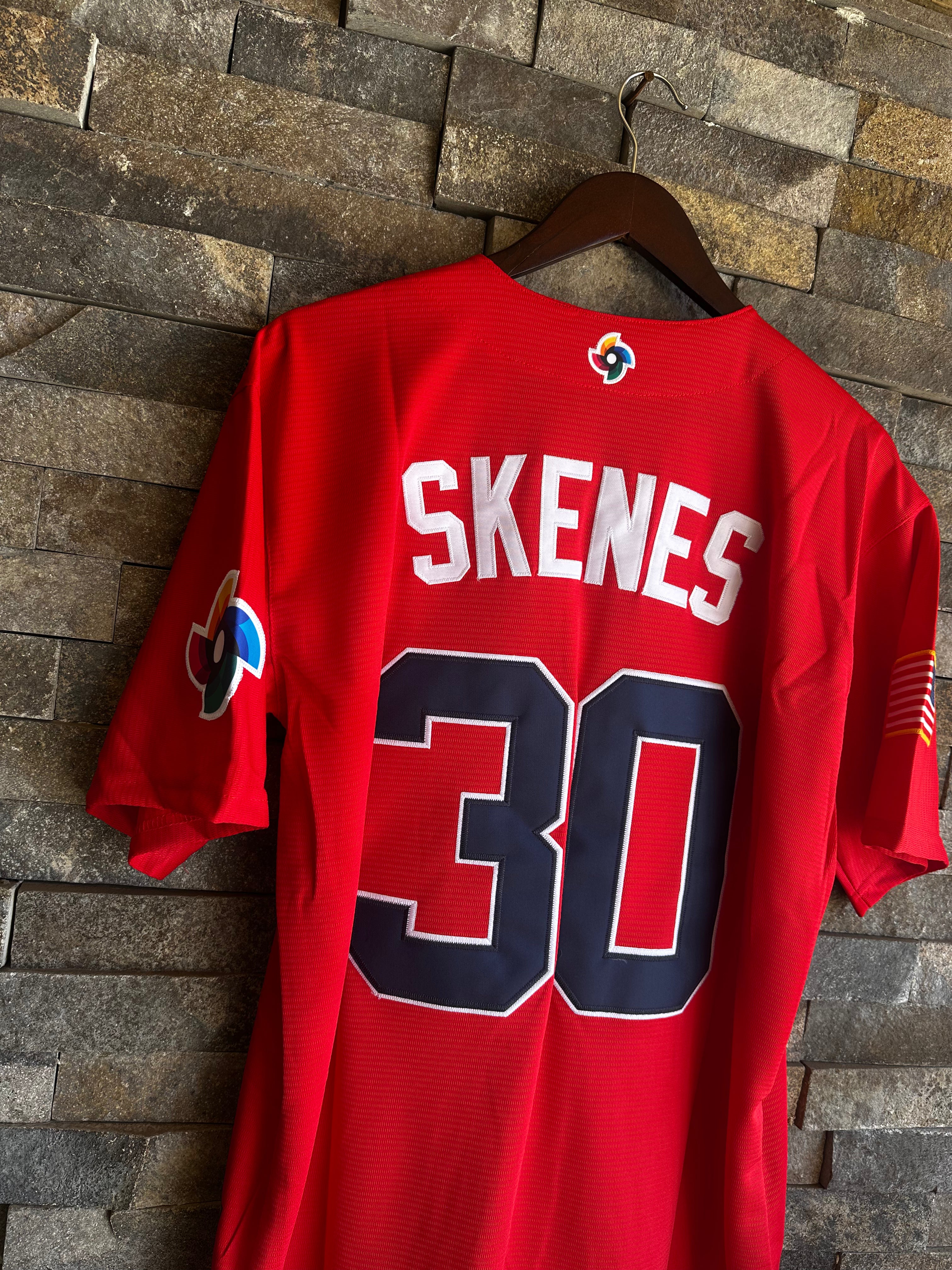 Jersey USA Baseball World Baseball Classic - Paul Skenes #30 - Rojo