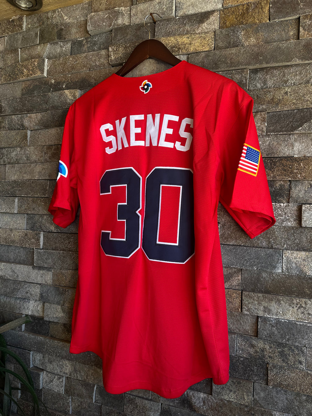 Jersey USA Baseball World Baseball Classic - Paul Skenes #30 - Rojo