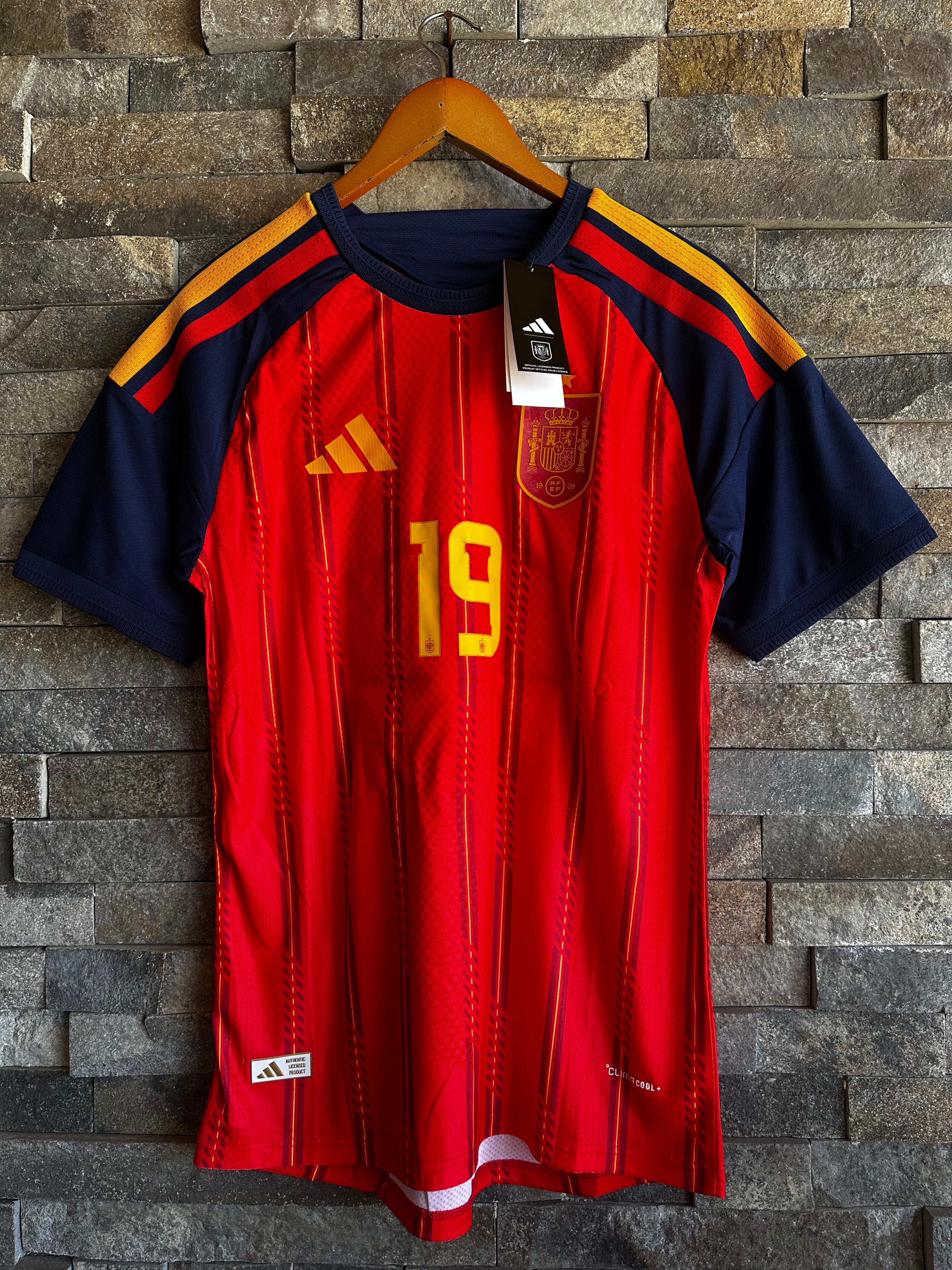 Jersey España Roja Versión Jugador Lamine Yamal #19 | Local Oficial