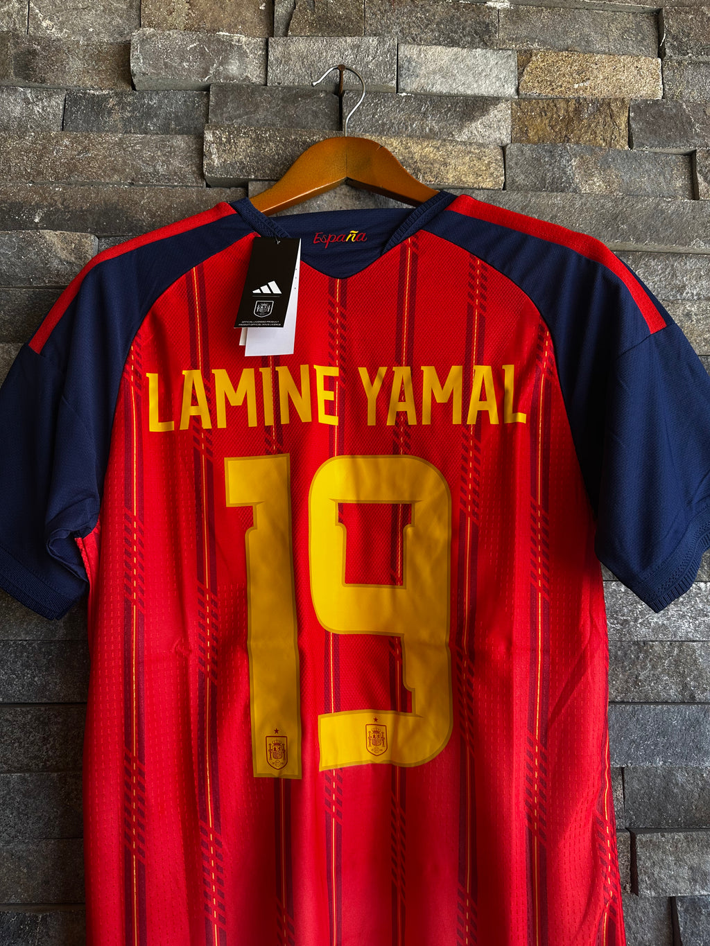 Jersey España Roja Versión Jugador Lamine Yamal #19 | Local Oficial