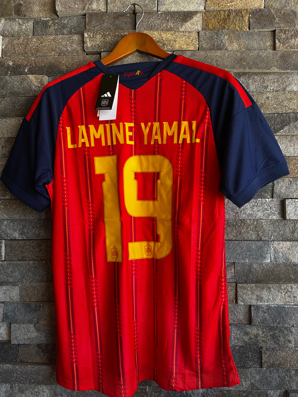 Jersey España Roja Versión Jugador Lamine Yamal #19 | Local Oficial