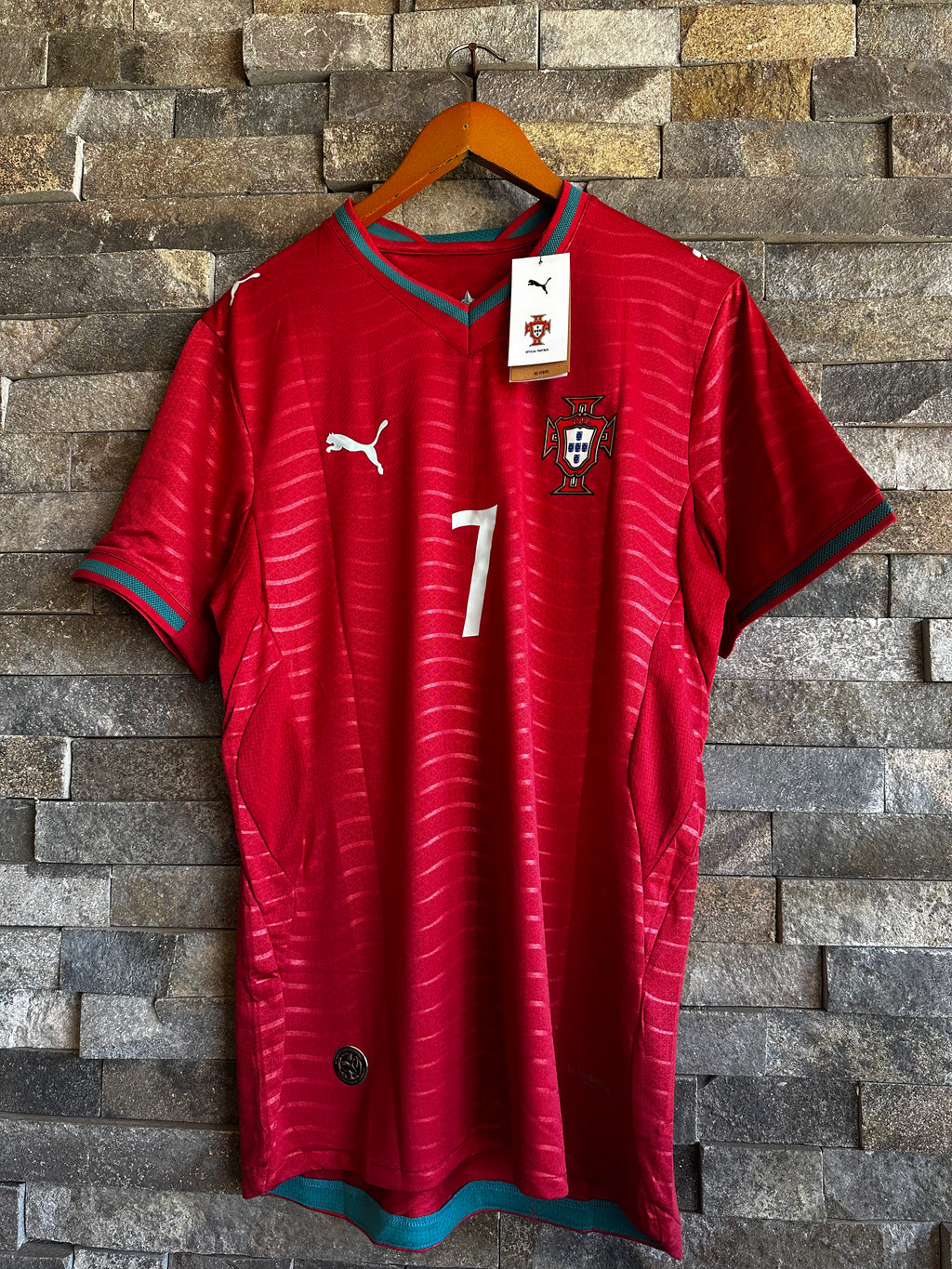 Jersey Portugal Roja Versión Jugador Cristiano Ronaldo #7 | Local Oficial