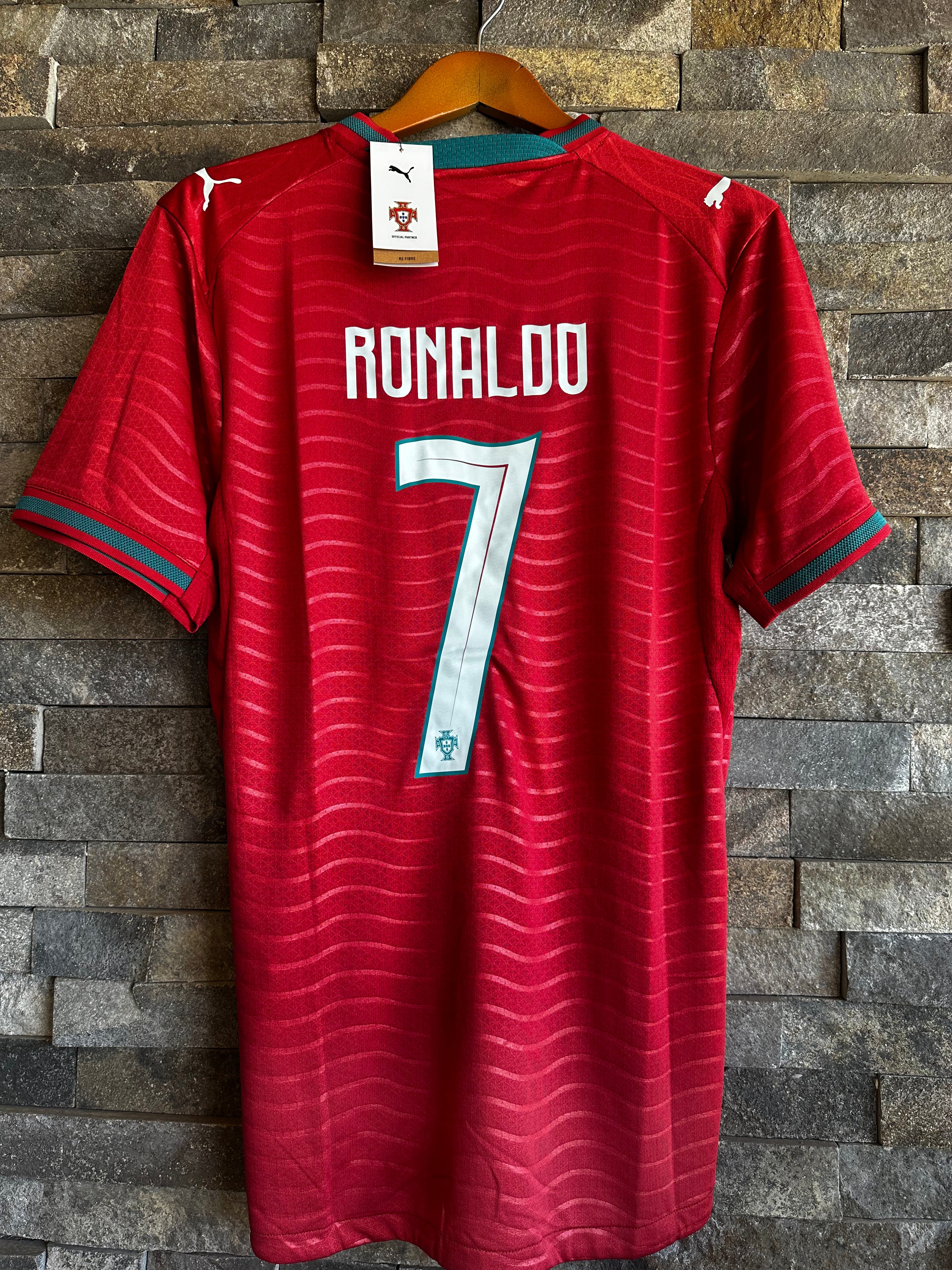 Jersey Portugal Roja Versión Jugador Cristiano Ronaldo #7 | Local Oficial