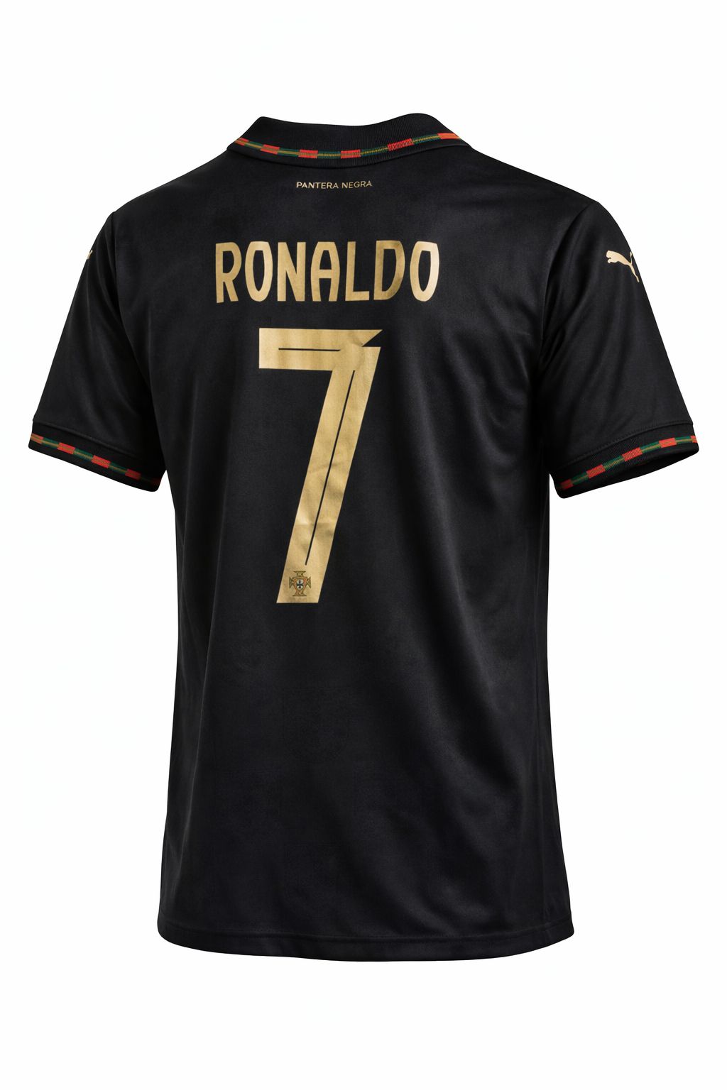 Jersey Portugal Negra Versión Jugador Cristiano Ronaldo #7 | Edición Especial