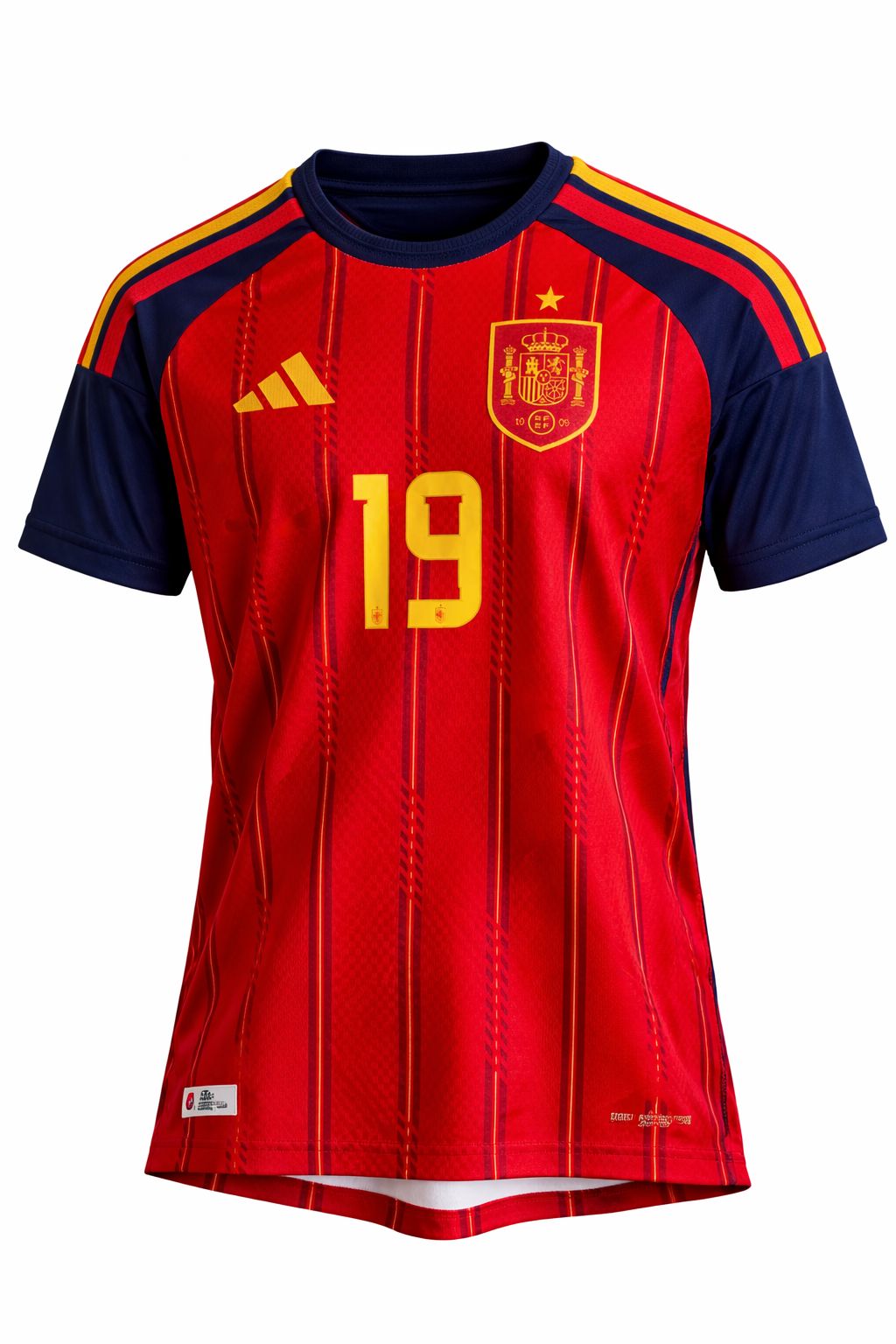 Jersey España Roja Versión Jugador Lamine Yamal #19 | Local Oficial